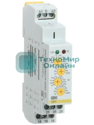 Реле циклическое ORT 2 конт. 12-240В AC/DC IEK ORT-S2-ACDC12-240V