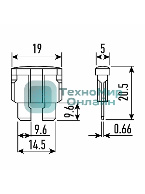 Набор автомобильных предохранителей Rexant 