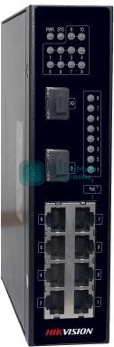 Коммутатор Hikvision DS-3T0310P 8x100Mb 2SFP 8PoE+ 240W неуправляемый