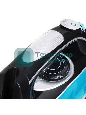 Утюг Hyundai H-SI01336 2800 Вт черный/голубой