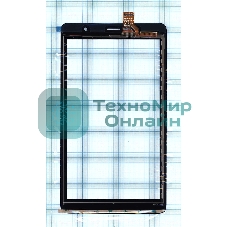Сенсорное стекло (тачскрин) для Alcatel 9013x черное
