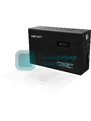 Стабилизатор напряжения Smartwatt AVR Triac 10000TW 10000ВА черный