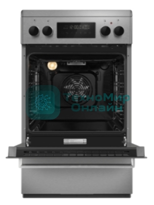Плита электрическая Maunfeld MEC511CS09TD серебристый, конфорок 4 шт, духовка 59 л, 50 см x 85 см x 60 см