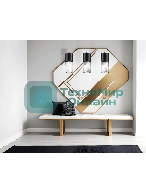 Светильник Ambrella light TR8501/3 BK черный E27/3 max 60W 550*100*1000