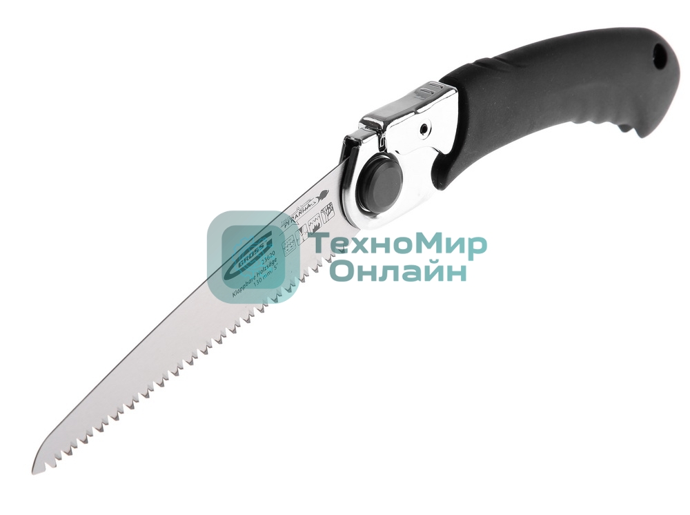Пила по дереву Gross 23620 PIRANHA складная для кэмп.и сада 130мм 8-9 TPI кал.зуб 3D
