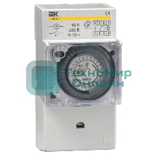 Таймер ТЭМ181 аналоговый 16А 230В на DIN-рейку IEK