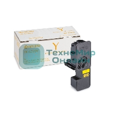 Картридж лазерный Kyocera TK-5220Y (1T02R9ANL1) желтый для P5021cdn/cdw, P5026cdn/cdw, M5521cdn/cdw, 1200 стр.