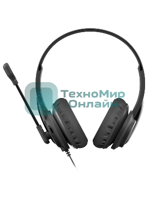 Гарнитура A4Tech HU-10 чёрный, проводная