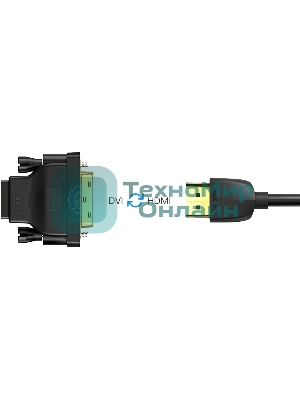Адаптер-переходник Vention DVI 24+1 M/HDMI 19F