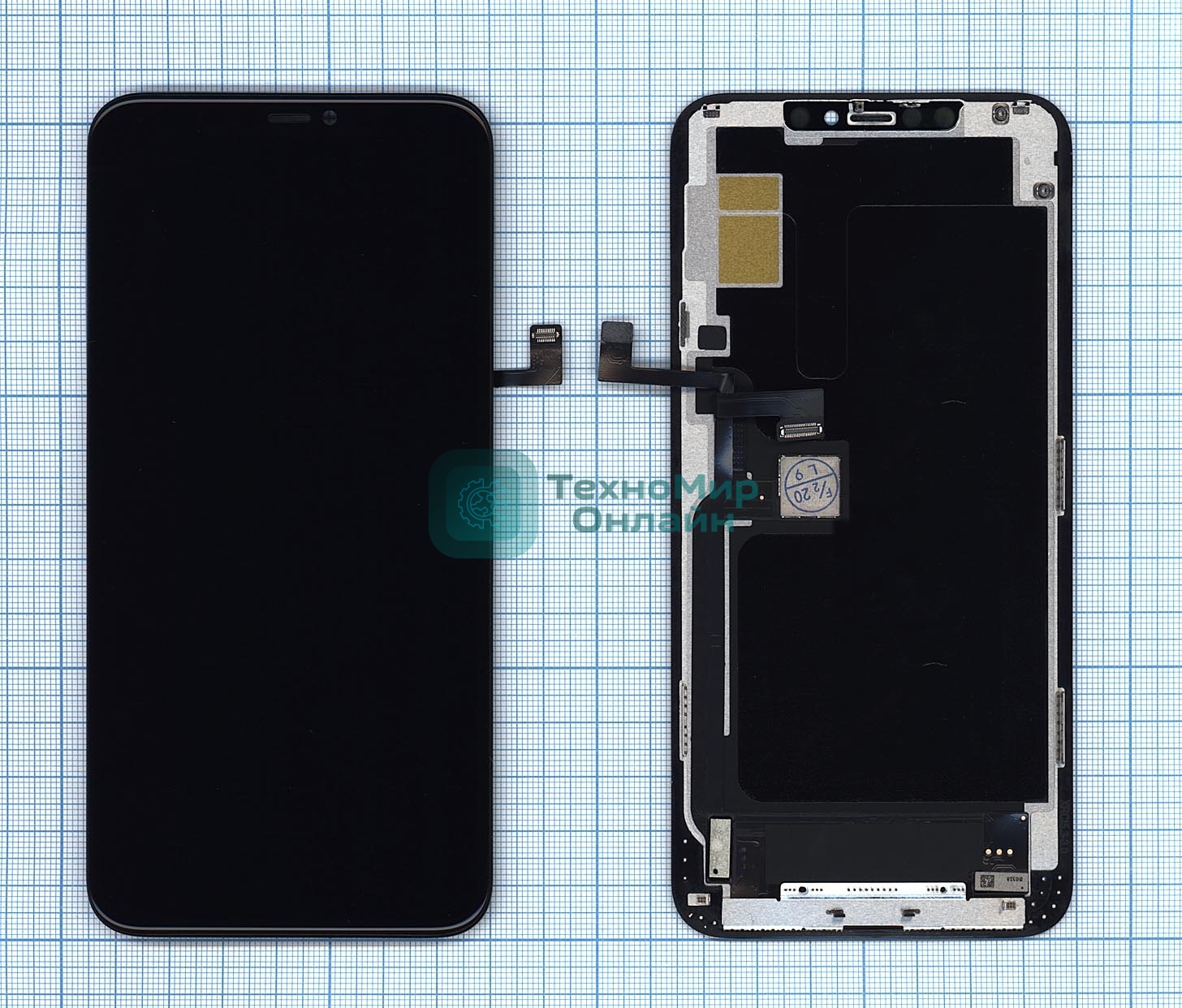 Дисплей для Apple iPhone 11 Pro Max в сборе с тачскрином (Tianma TFT) черный