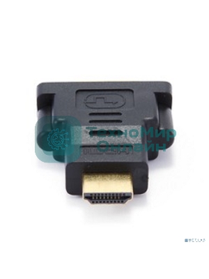 Переходник Gembird Переходник HDMI-DVI 19M/25F, золотые разъемы, пакет