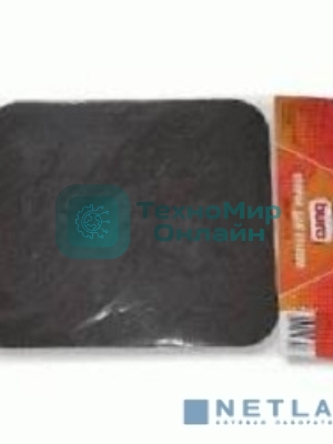 Коврик для мыши BURO BU-CLOTH/black матерчатый, черный, 220 х 250 х 4 мм