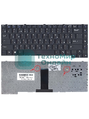 Клавиатура для ноутбука LG LE50 LM60 LM70 LS55 LS70 V1 черная