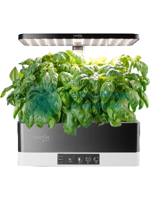 Гидропонная установка Cactus Garden 3л 24Вт черный (CS-LEDPOT-06)
