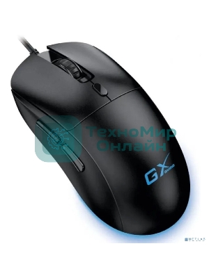 Мышь проводная Genius Scorpion M500 черный, 3200 dpi, USB, кнопки - 6