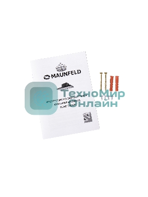 Вытяжка встраиваемая Maunfeld Ouse Touch Glass 60 черный, 60 см, 750 куб. м/ч, 48 дБ