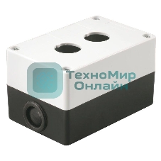 Корпус КП102 IEK BKP10-2-K01 для кнопок 2места белый