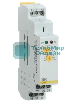 Реле задержки выключения ORT 2 конт. 12-240В AC/DC IEK ORT-B2-ACDC12-240V