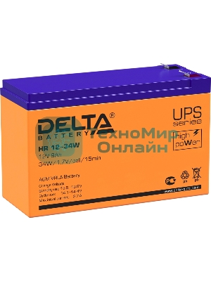 Батарея для ИБП Delta HR 1234W (12V, 9Ah)
