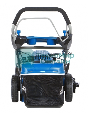 Бензиновая газонокосилка Hyundai L 4610SE самоходная, электрозапуск, двигатель Hyundai ICV145,4-х такт, 3.5 л.с./145 см3, Ширина среза 45,7 см, Высота среза 25-75 мм, 35 кг