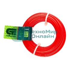 Леска для триммера СИБРТЕХ квадратная, 3,0 мм х 10 м, Россия 961815