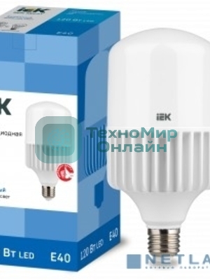 Лампа светидиодная HP IEK LLE-HP-120-230-65-E40 120Вт 230В 6500К E40