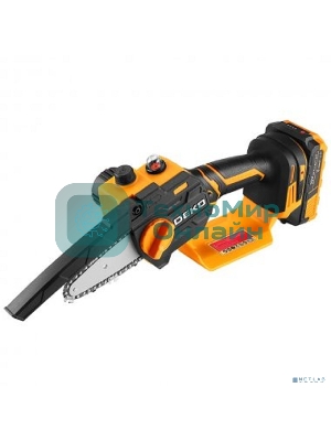 Пила цепная аккумуляторная DEKO DKCHS 20-4 [063-4480] 20В, 1x2.0А·ч