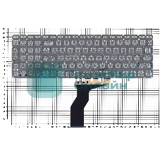 Клавиатура для ноутбука HP 15-BW 250 G6 черная с зеленой подсветкой