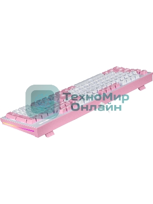 Клавиатура Defender REDRAGON HADES проводная USB бело-розовая