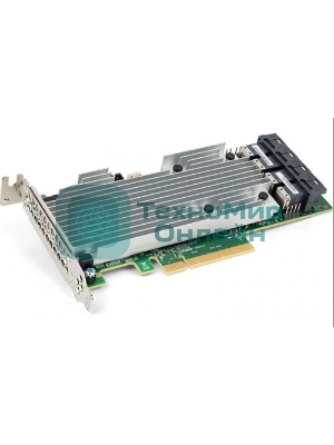 Контроллер Broadcom MegaRAID SAS 9361-24i SGL (05-50022-00), PCIe 3.0 x8 LP, SAS/SATA 12G, RAID 0,1,5,6,10,50,60, 24port(6*int SFF8643), Cache 4Gb, 3324ROC