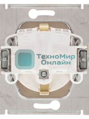 Systeme Electric Glossa Титан Розетка с/з со шторками