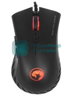 Мышь MARVO G950 Black USB Мышь игровая проводная оптическая, 4000dpi, Сенсор Avago A3050, 7 кнопок, RGB подсветка, Программируемые кнопки, Сменные боковины, USB, Кабель 1,8 м