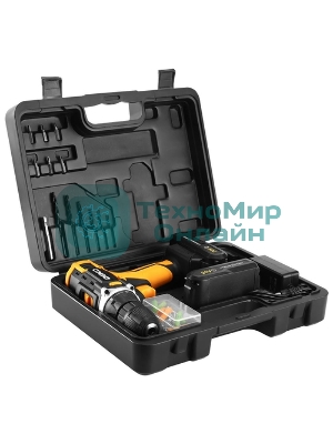 Дрель-шуруповерт Deko Banger 20V ONE+, 20 В, 1,5 Ач, 42 Нм, щеточный