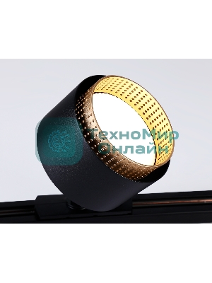 Трековый однофазный светильник Ambrella light GL5381 BK/GD черный/золото GX53 max 12W D95*130