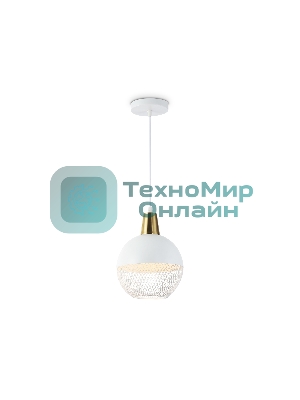 Светильник Ambrella light TR8502 WH/CP белый/медь E27 max 60W D200*1000
