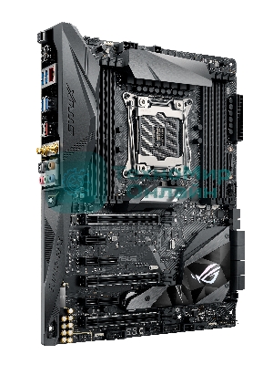 Материнская плата ASUS ROG STRIX X299-E GAMING II, LGA 2066, Intel X299, 8xDDR4, 8xSATA, 3xM.2, 1xPCIe 3.0 x8, 2xPCIe 3.0 x16, 1xPCIe x4, 1xPCIe x1, 2x 2.5Gb LAN, 1xUSB 3.2 Gen 2, 3xUSB 3.2 Gen 2, 2xUSB 2.0, 5x3.5 мм, 7.1, ATX