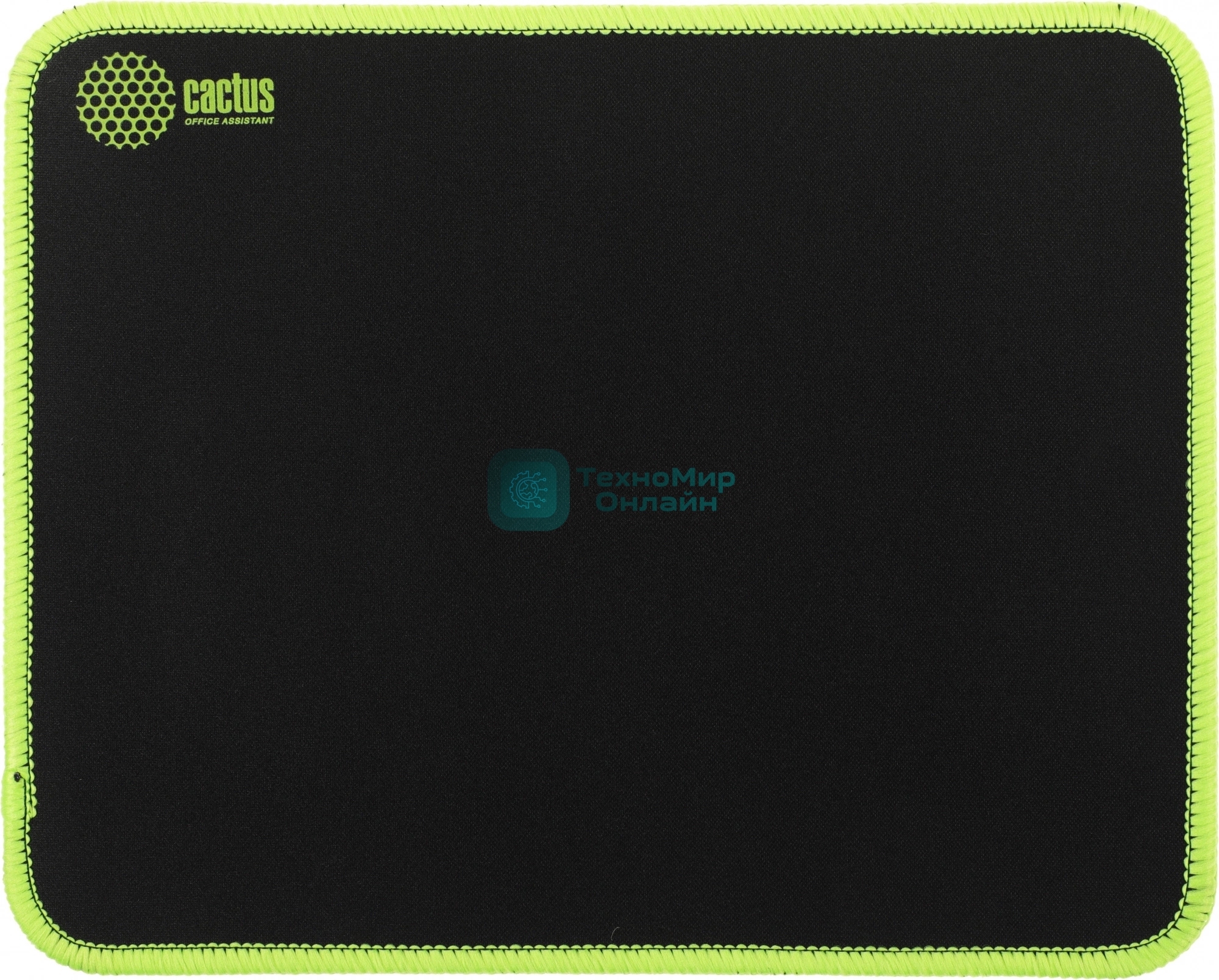 Коврик для мыши Cactus черный 250x200x3мм (CS-MPC-D01S)