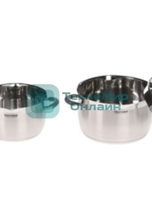 Набор посуды Flamme 4 предм.,кастрюли c/кр 20/24 см,нерж.сталь, RDS-339