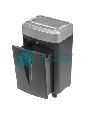 Шредер Office Kit S190 (2х2) черный (секр.P-7) фрагменты 7лист. 20лтр.