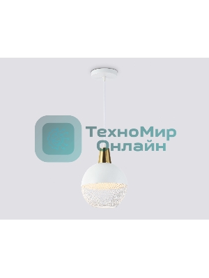 Светильник Ambrella light TR8502 WH/CP белый/медь E27 max 60W D200*1000