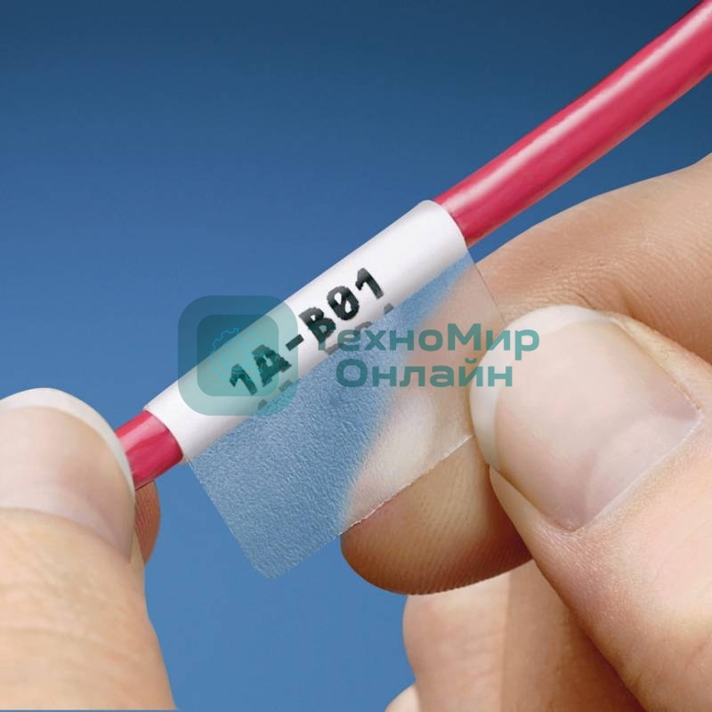 Этикетка самоламинирующаяся Panduit S100X150YAJ 25.4x12.7мм x38.1мм, полиэстр (упак:2500шт) для струйных/лазерных принтеров, белый