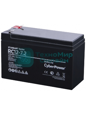Батарея для ИБП SS CyberPower Standart series RС 12-7.2/12V 7.2 Ah