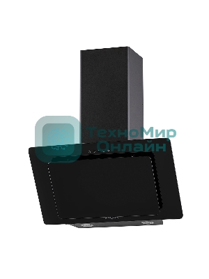 Вытяжка наклонная KRONA Liva 600 S черный, 60 см, 715 куб. м/ч, 52 дБ