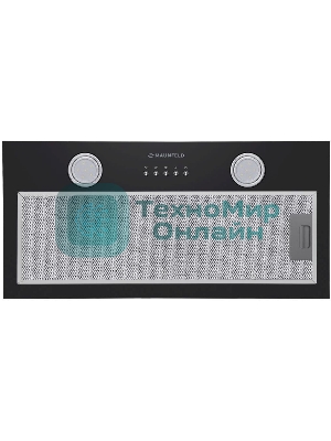 Вытяжка встраиваемая Maunfeld Trapeze 602M черный, 60 см, 1150 куб. м/ч, 54 дБ