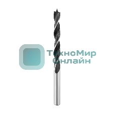 Сверло по дереву Kranz 7х105 мм, цилиндрический хвостовик