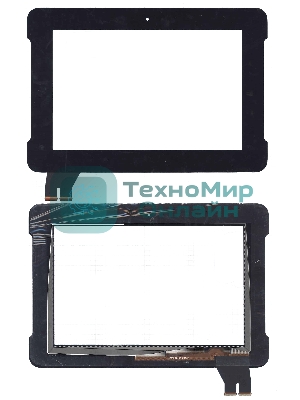 Сенсорное стекло (тачскрин) для Asus PadFone S (PF500KL) Station, черное