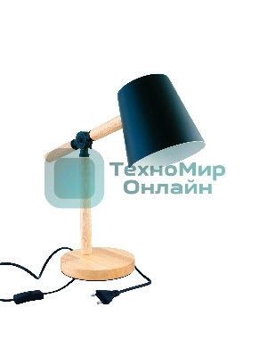 Светильник настольный СТАРТ CT83, E27, до 40Вт, 1,5м, черный