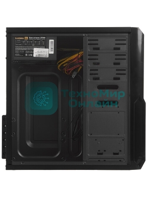 Компьютерный корпус ExeGate EX278399RUS Miditower ExeGate XP-329S Black, ATX, (XP500, Black,120мм), 2хUSB, Audio