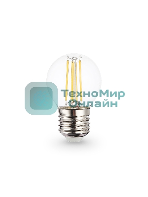 Лампа светодиодная 451123 Filament LED G45 11W E27 2700K 220-240V