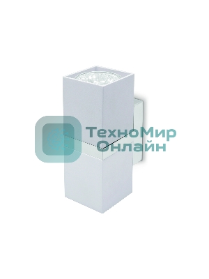 Настенный светильник FW245/2 WH/CH белый/хром GU10*2 max 12W 155*61*80